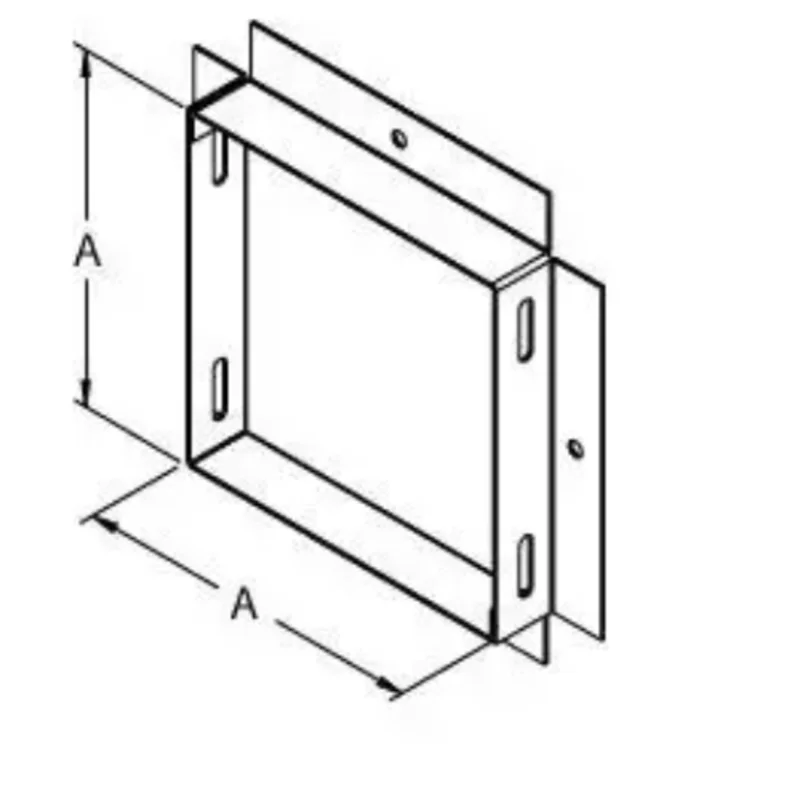 8" x 8" Type 1 Trusted Electrical and Electronic Enclosure Systems for Panel Adapter CWAD8
