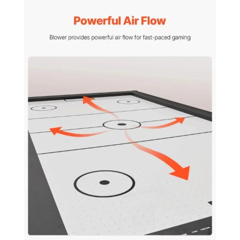 84x44x32 Inch Air Hockey Table for Family Game Room & Office for Family Game Room Office