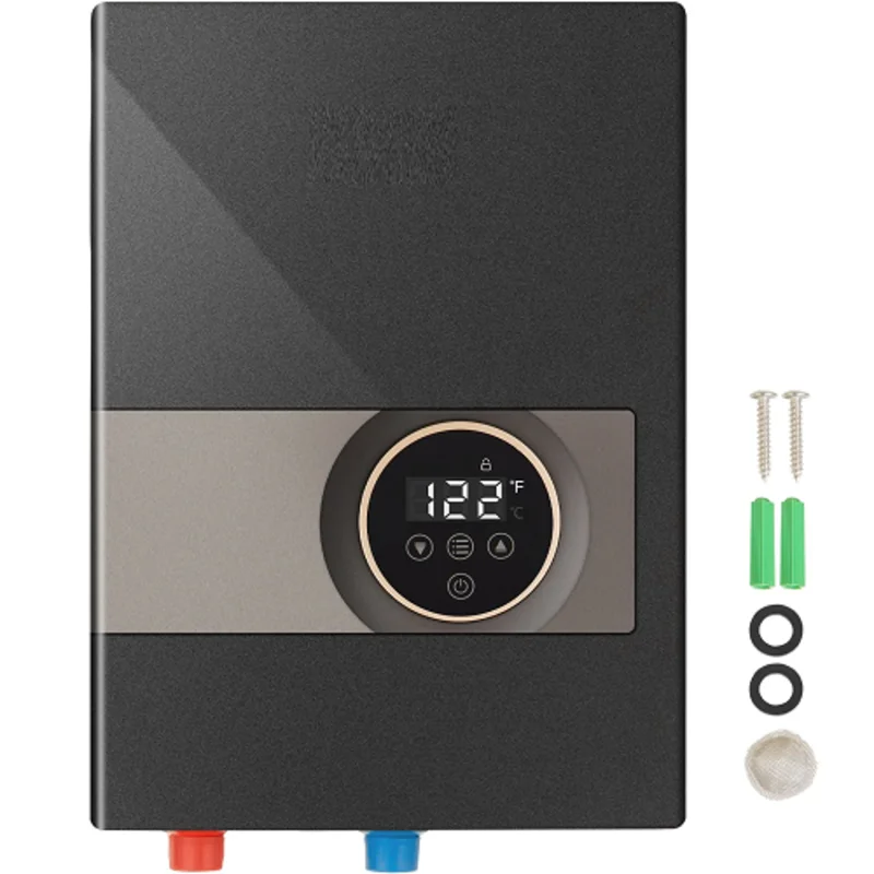 8kW Multi Purpose Electric Water Heater for Kitchen & Bath With Digital Display JN08
