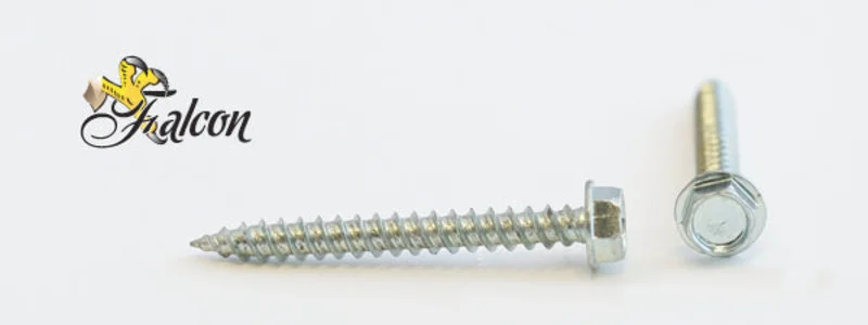 8X1-1/2 Falcon Hex Washer Head Screw