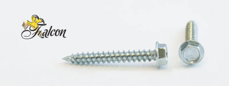 8X1-1/4 Falcon Hex Washer Head Screw