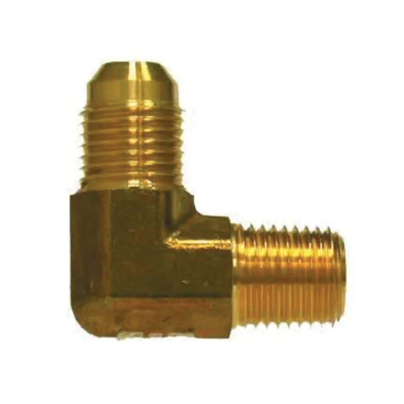 9/16 Inch Male JIC 1/2 Inch MIP Elbow Brass 28773F