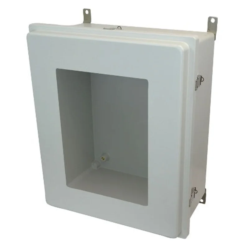 9.75 Inch Depth Control Series Fiberglass Enclosure with Windows AM24208RLW