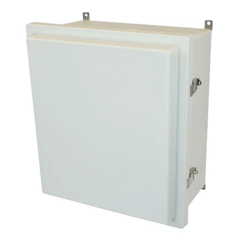 9.75 Inch Depth Padlocking AM-R Series JIC Size Fiberglass Enclosure AM1868RL
