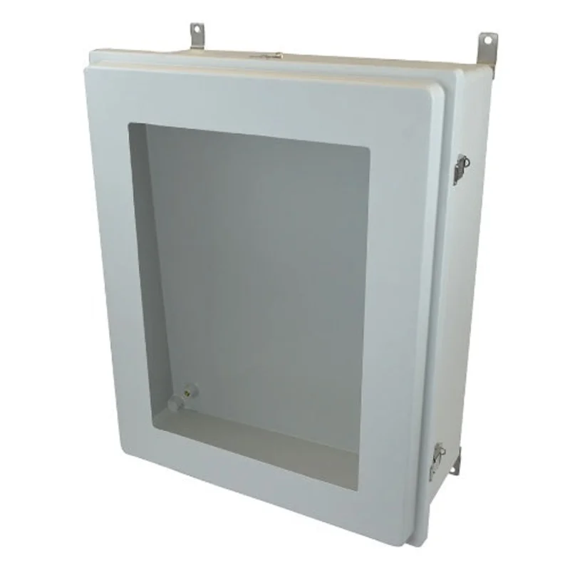 9.75 Inch Depth Snap Control Series Fiberglass Enclosure with Windows AM30248RLW