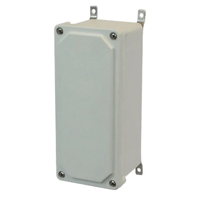 9 Inch Width NEMA 4X Polyester Fiberglass Wall Mount Electrical Enclosure Junction Box AM943