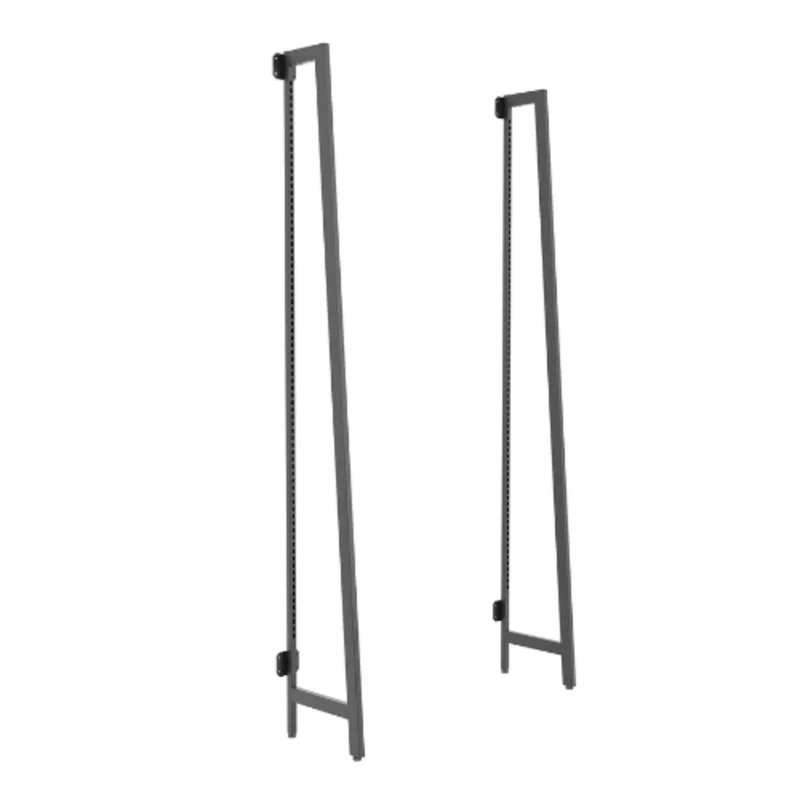 95-7/16 Inch Height Aspect Outrigger Upright Pair for Retail Display Matte Black Frame APORMAB