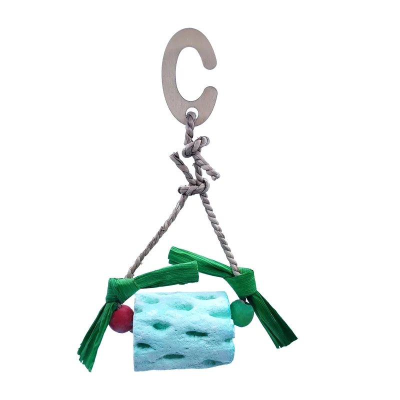 A&E Cage Calcium Roller Hanging Small Animal Chew Toy