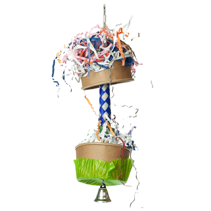 A&E Cage Foraging Cupcake Bird Toy
