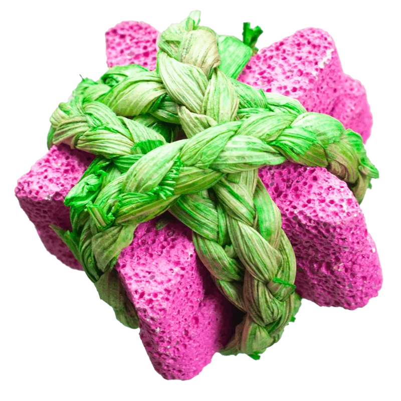 A & E Cage  Star Rope Pumice Small Animal Toy
