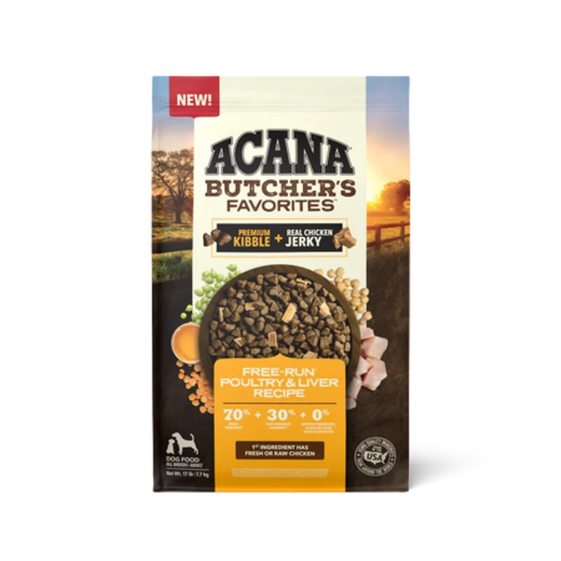 ACANA Butcher's Favorites Free-Run Poultry & Liver Recipe Dry Dog Food