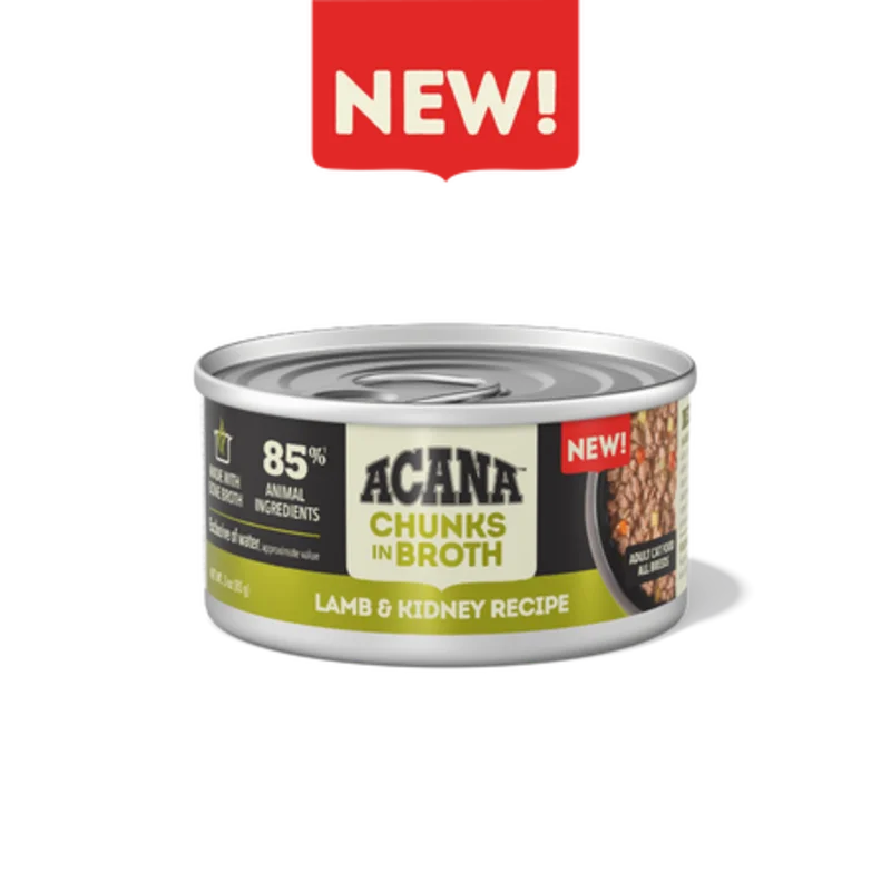 ACANA Chunks in Broth Lamb & Kidney Recipe Wet Cat Food