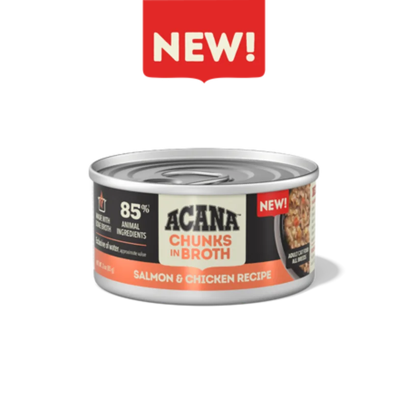 ACANA Chunks in Broth Salmon & Chicken Recipe Wet Cat Food