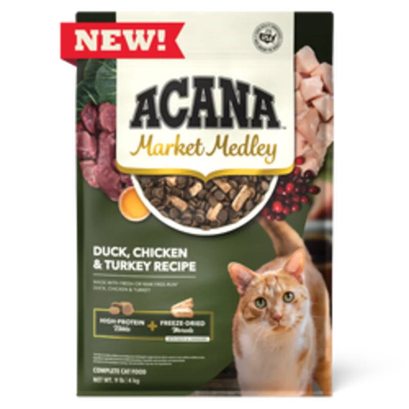 ACANA Market Medley Duck,Chicken & Turkey Recipe Dry Cat Food