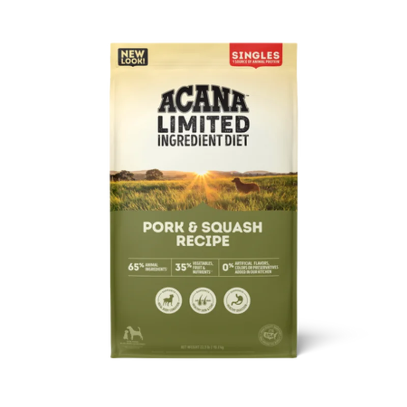 ACANA Singles Limited Ingredient Pork & Squash Recipe Dry Dog Food