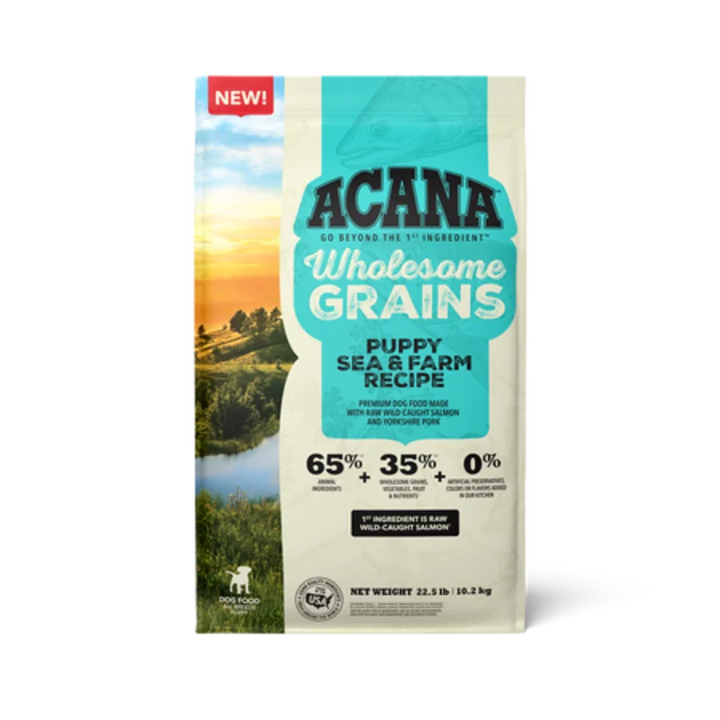 ACANA Wholesome Grains, Puppy Sea & Farm Recipe Dry Dog Food