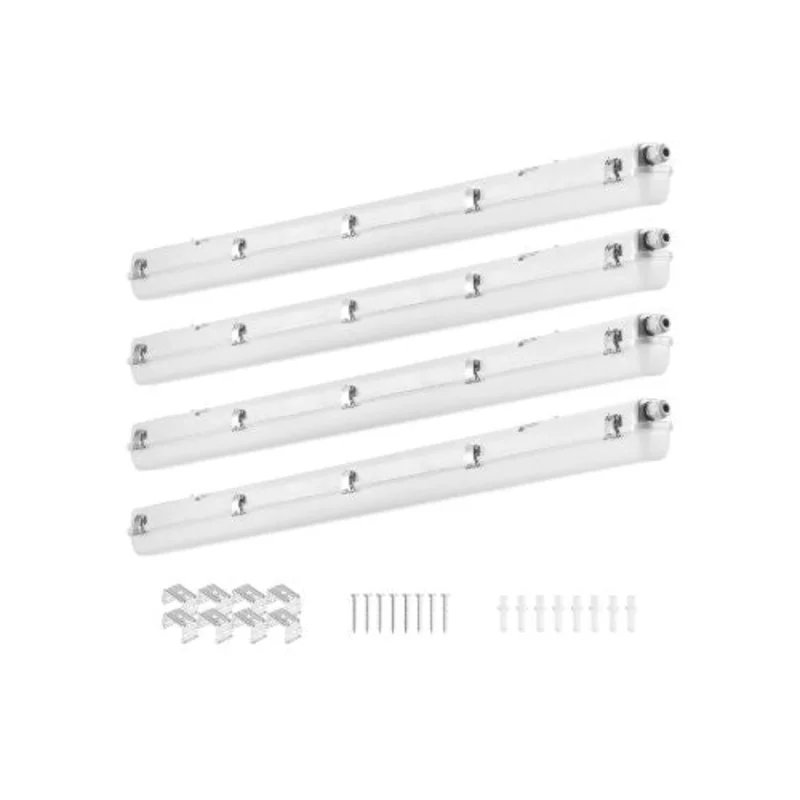Adjustable 4FT Power Selectable LED Multi Watt Waterproof Shop Light With Selectable Outpu