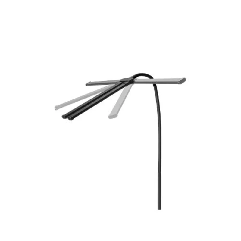 Adjustable Double Head LED Flexible Desk Lamp with Clamp and Gooseneck Eye Care Architect Light
