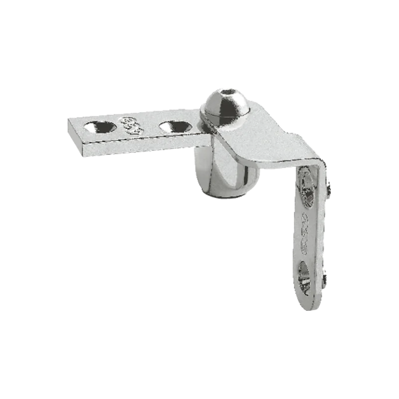 AGB 2R - Concealed Corner Hinge. Matt Chromium Plated (34)