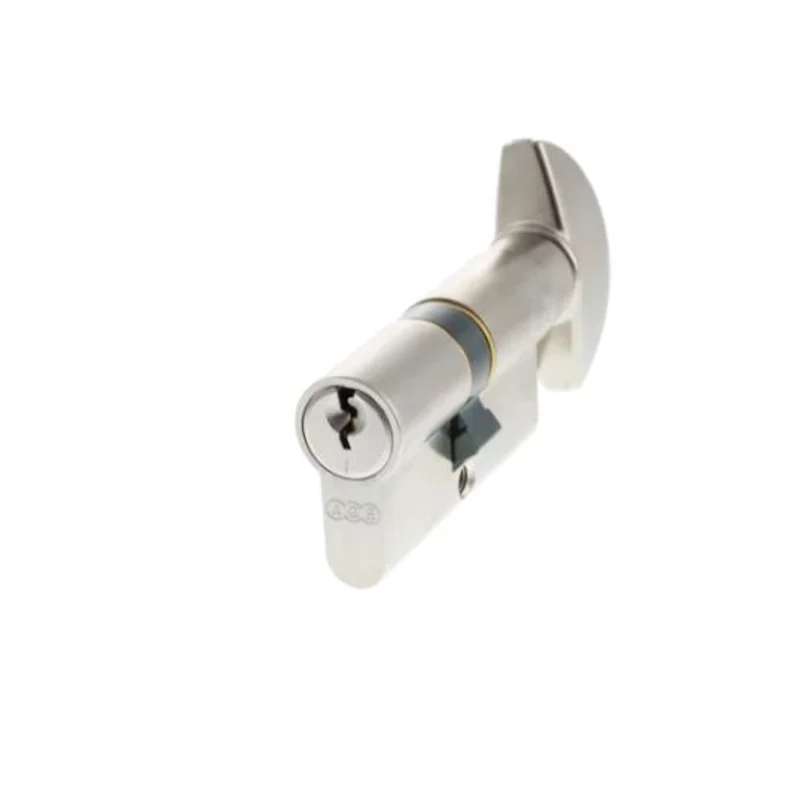 AGB Euro Profile 5 Pin Cylinder Key to Turn 30-30mm (60mm). C620XX2525 Matt Black - C620842525