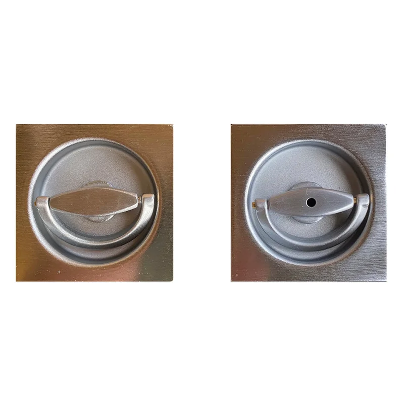 AGB Kit Duetto square handles diameter 48 mm 1 7/8" Made in Italy