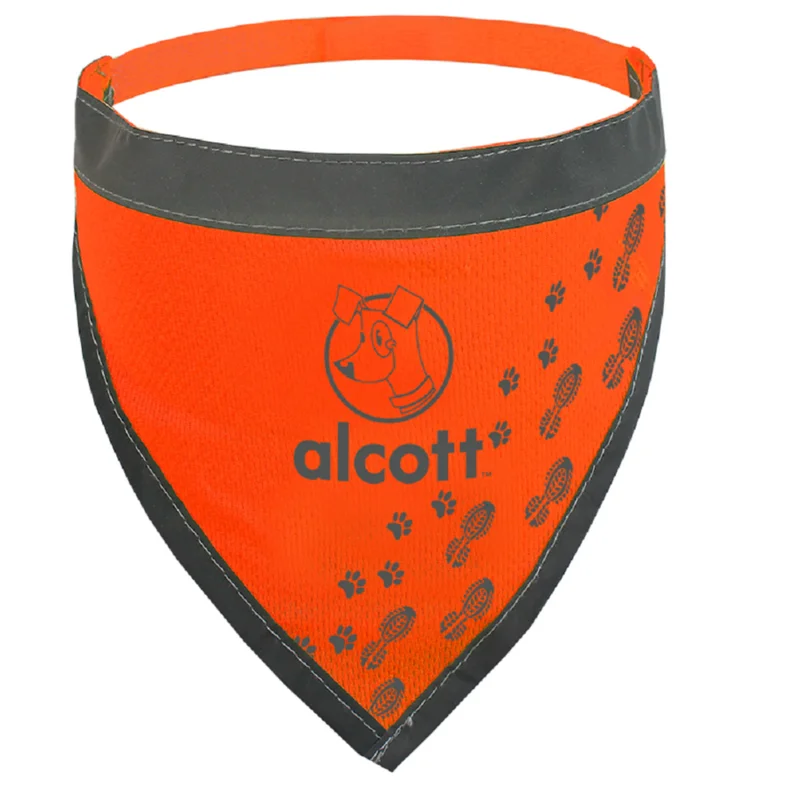 Alcott Visibility Dog Bandanas Neon Orange