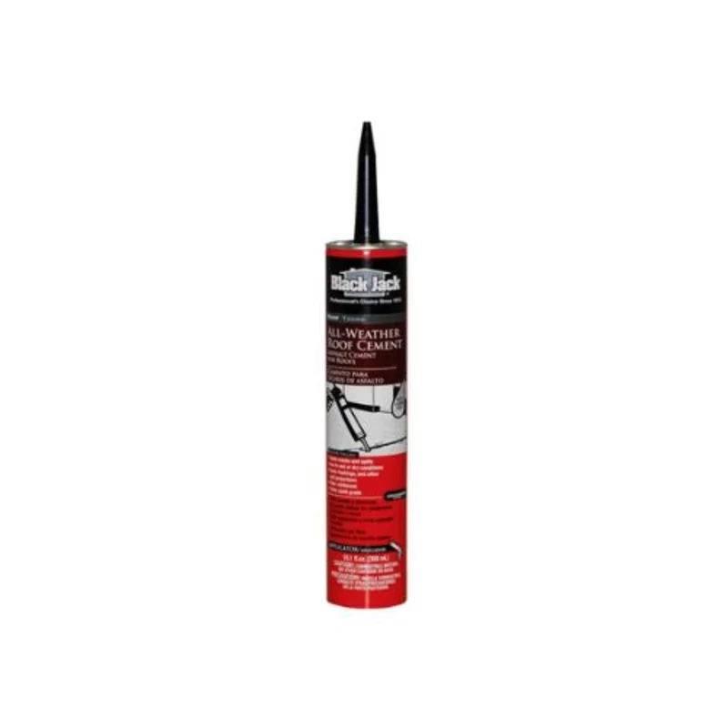 All Season Multi Purpose Roof Patch Cement 10 oz Tube Black RM-10 (Pack of 12)