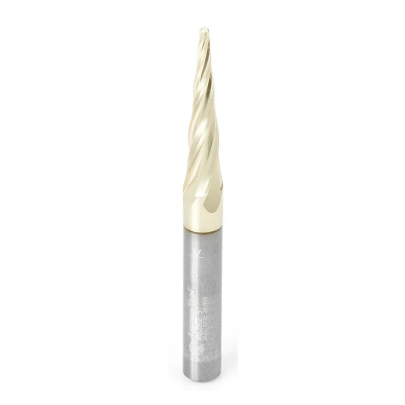 Amana 3D Carving Ball Nose 1/16" Dia., 5.4 ZrN Coated Router Bit