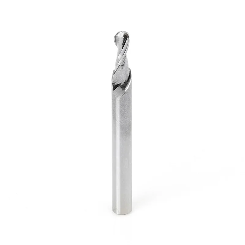 Amana Up Cut Spiral Ball Nose Router Bit - 3/16" Diameter, 3/32" Radius, 1/4" Shank*