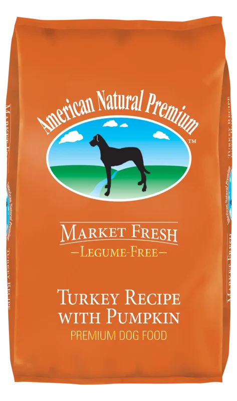 American Natural Premium Market Fresh Legume-Free Turkey Recipe with Pumpkin Premium Dog Food