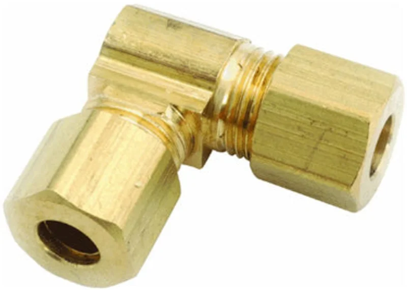 Anderson Metals Elbow Compression Brass 90-Degree 3/8"
