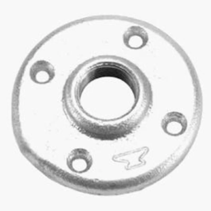 Anvil Floor Flange Galvanized 3/8 "
