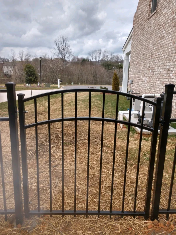 Arched Residential Aluminum Walk Gate