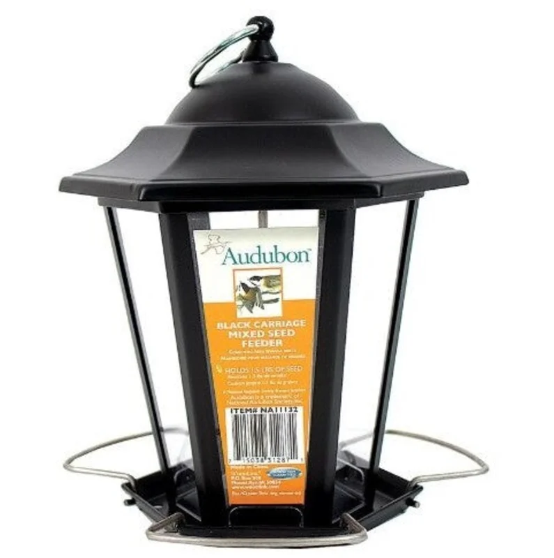 Audubon Black Carriage Bird Feeder