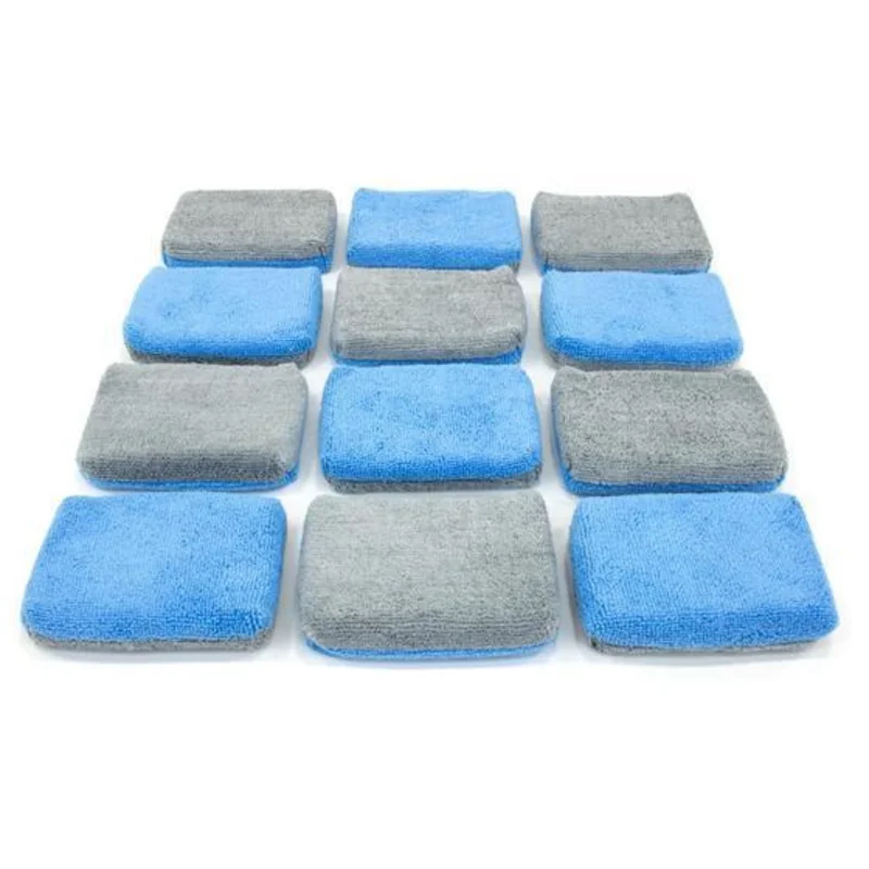 Autofiber Thin Microfiber Coating Applicator Pad w / Plastic Barrier