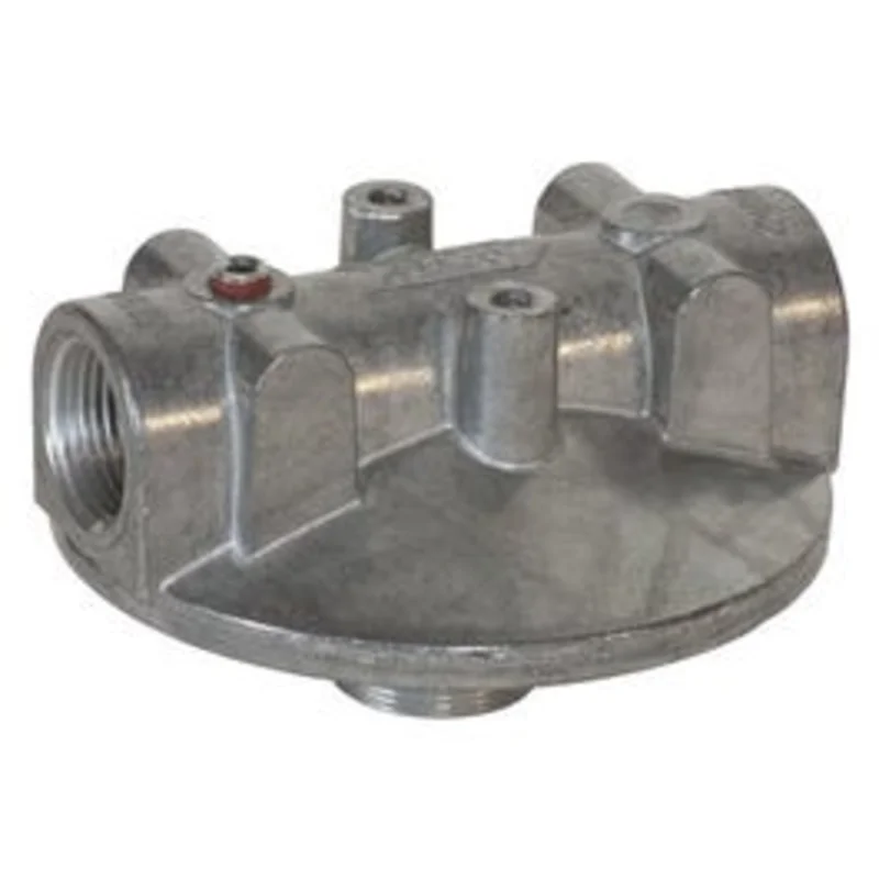 Automotive Filter Head, Aluminum, 1-In.