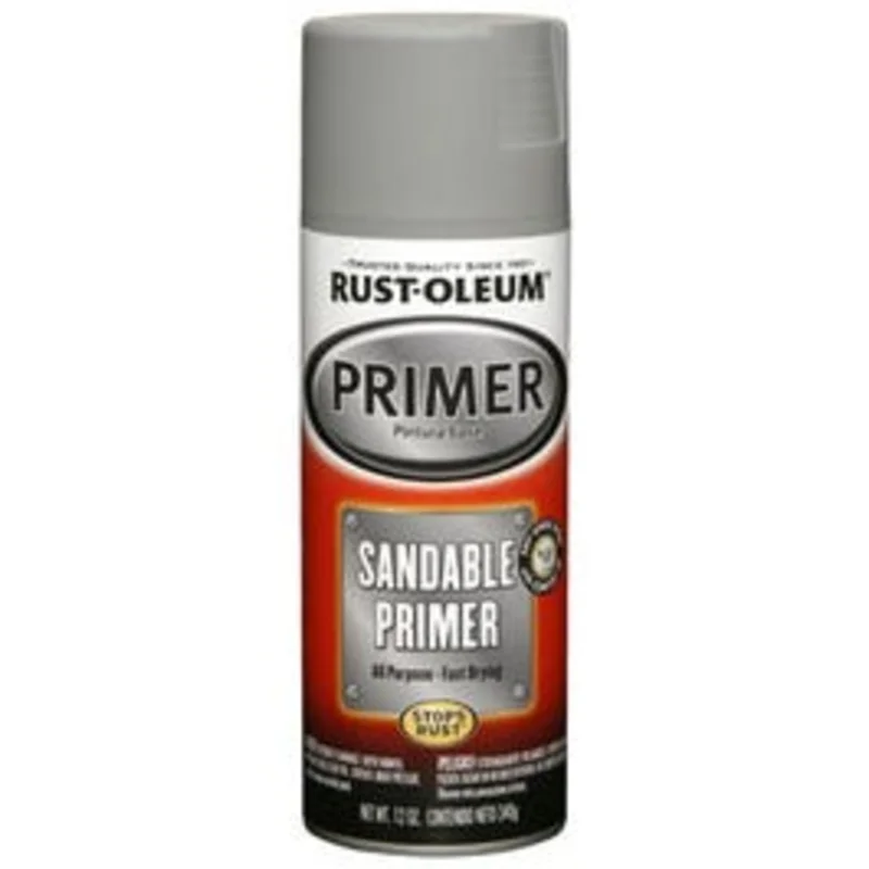 Automotive Spray Primer, Sandable, Grey, 12-oz.
