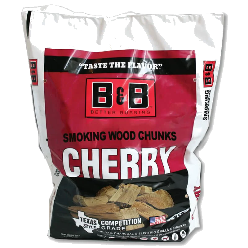 B&B Charcoal Cherry Wood Chips For Smoking