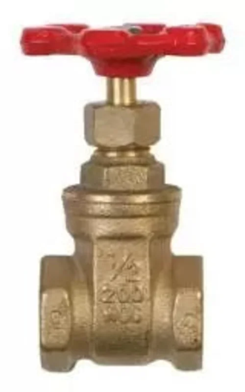B & K Industries Gate Valve Forged Brass Compact Pattern 1/2
