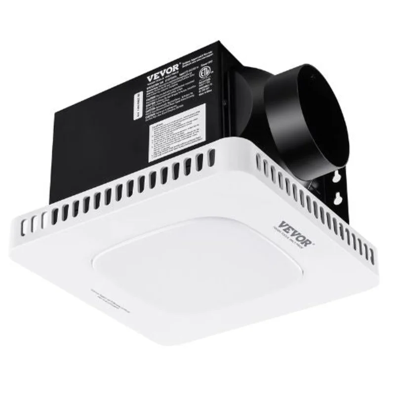 Bathroom Exhaust Fan 80 CFM 1.5 Sones Quiet Ceiling Vent Fan with Copper Motor
