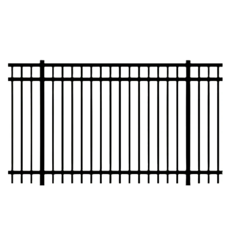 Beagle Commercial Aluminum Fence Panel Black