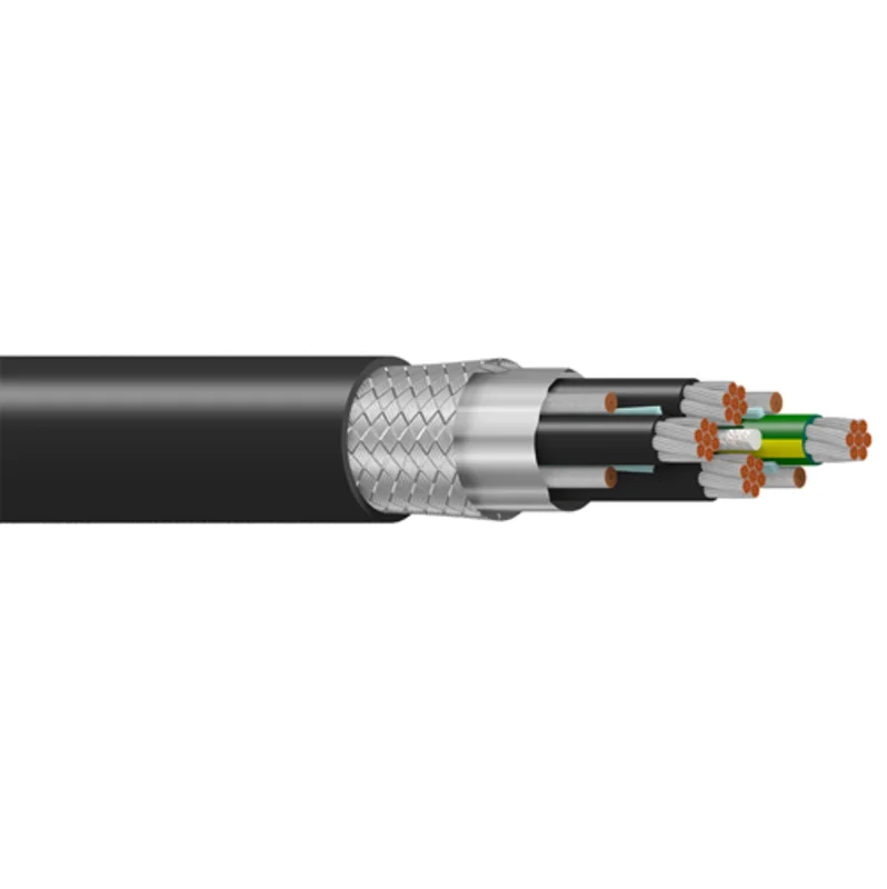 Belden 29507F 2 AWG 3 Conductor 7x95x30 Stranding 1000V Variable Frequency Drives Cable