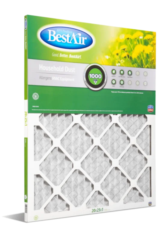 BestAir B1-2025-8-12 Pleated Filter Merv 8