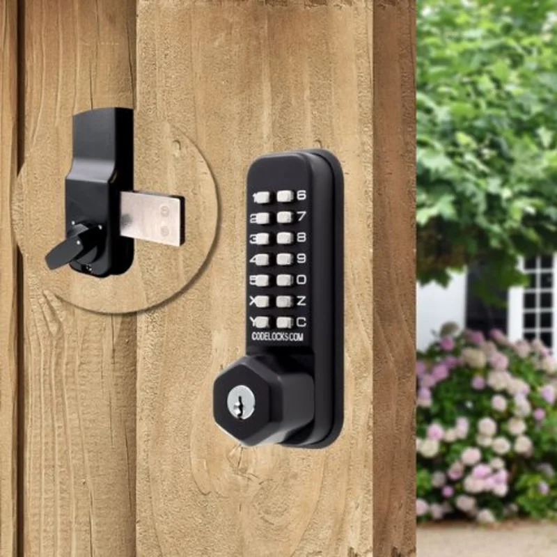 Black Premium Light Duty Marine Surface latch With Key Override CL200BKMG