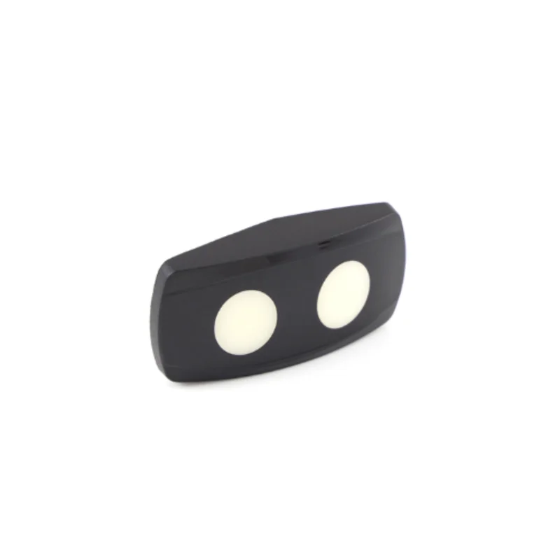 Black with 2 Circler White Lens Switch Actuator VVGAC00-000