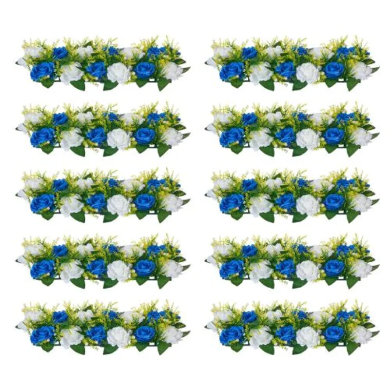 Blue and White Flower Arrangement Wedding Centerpieces for Flower Balls JN-CT-01 (Pack of 10)
