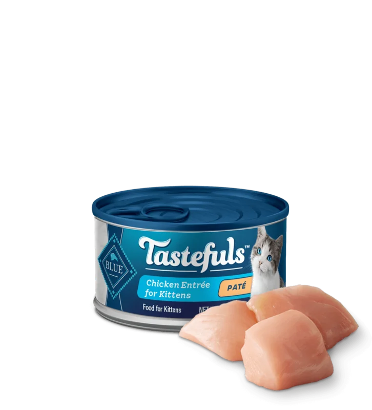 Blue Buffalo BLUE Tastefuls Chicken Pat for Kitten Wet Cat Food