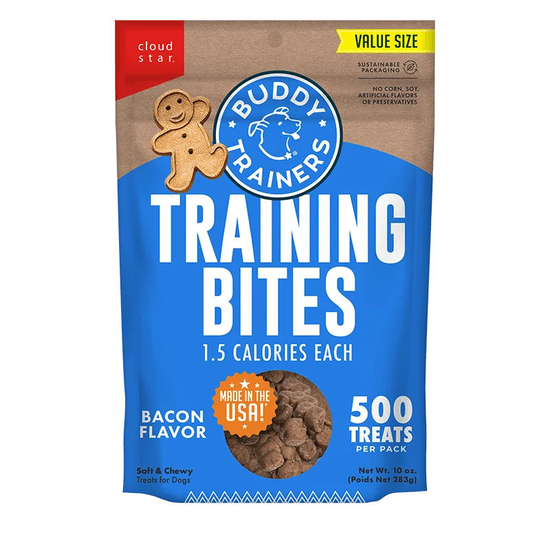 Buddy Biscuits Buddy Trainers Training Bites Bacon Flavor Dog Treats