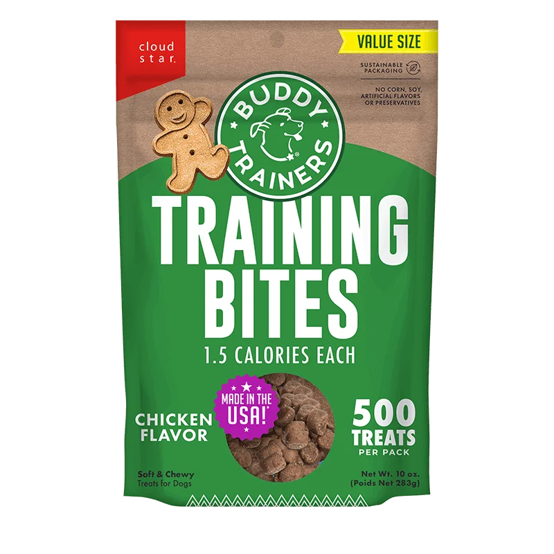 Buddy Biscuits Buddy Trainers Training Bites Chicken Flavor Dog Treats
