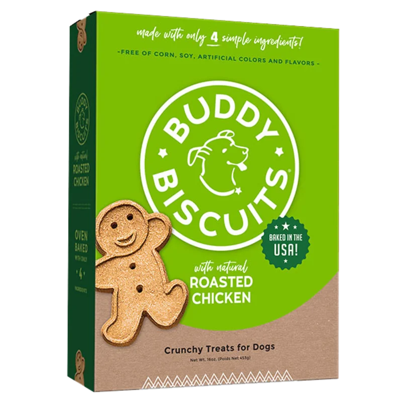 Buddy Biscuits Healthy Whole Grain Oven Baked Treats: Roasted Chicken